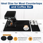 Mrcrypos Silicone Coffee Mat 16X24in Black - Image 2