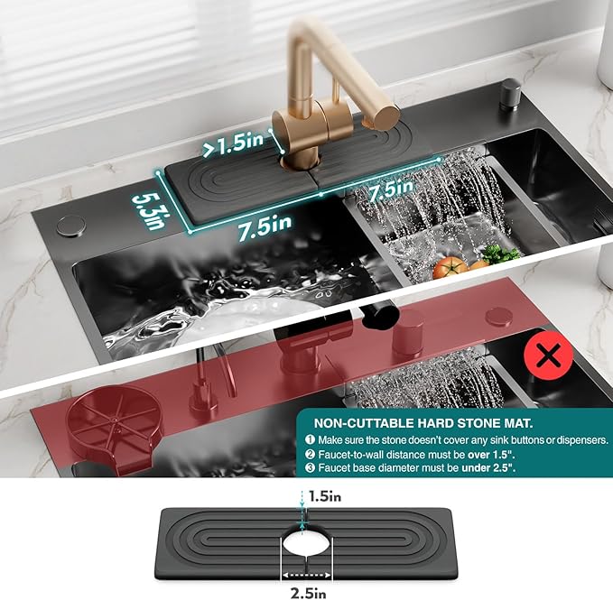 Faucet Mat for Kitchen Sink - Image 4