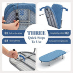 Metal Foldable Iron Board with Iron Holder, RAINHOL Small Ironing Board - Image 6