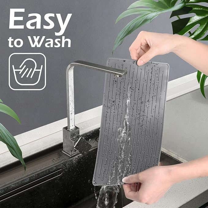 Dish Drying Mats, Heat-resistant Silicone Mat - Image 4