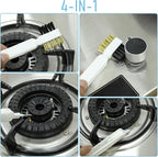Kitchen Cleaning Scrub Brush Deep Gas Stove Brass Wire Brush - Image 5