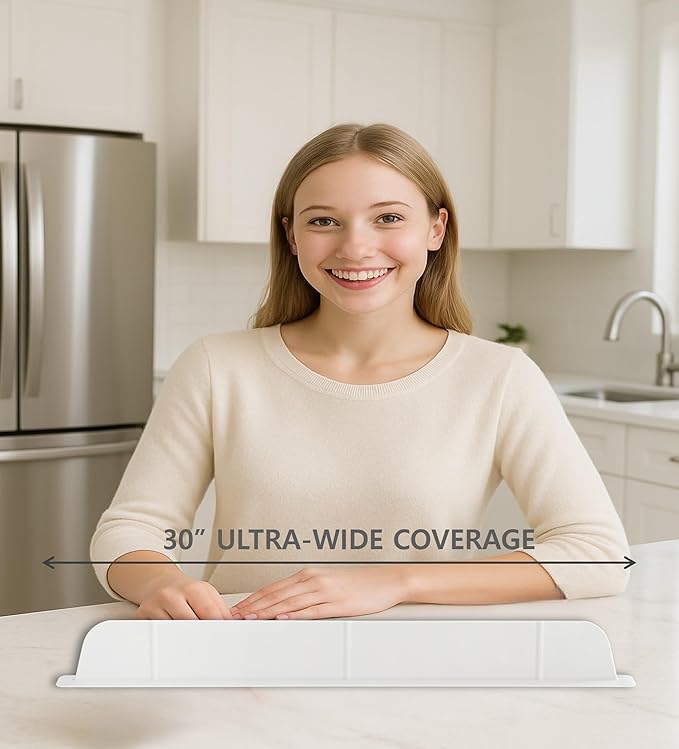 30 inch Premium Kitchen Sink Silicone Water Splash Guard SIZE UPGRADE 30" and - Image 3
