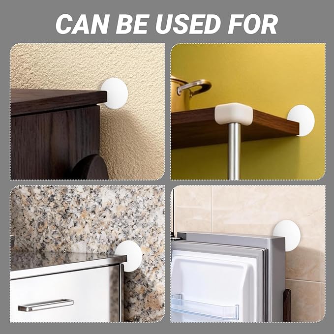 8 PCS Door Stoppers for Wall, Round Wall Shield Cushion - Image 6