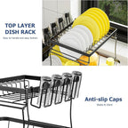 Dish Drying Rack 2-Tier Dish Racks - Image 4