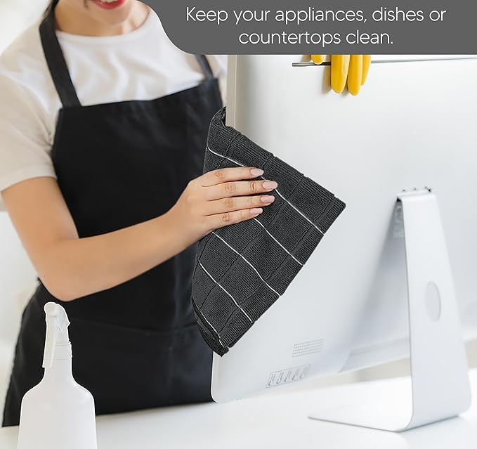 Utopia Towels - Microfiber Kitchen Towels, Super Absorbent 18 x 26 Inches - Image 7