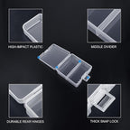 PNGKNYOCN Battery Holder Storage Box, AAA Batteries Portable Organizer Box - Image 3