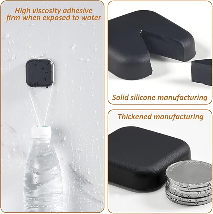 Door Stopper Rubber Door Stops Wall Protector，Buffer Guard Doorknob Door Handle - Image 4