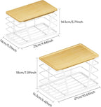2 Pack Stackable Laundry Room Organization and Storage, Laundry Room Decor and - Image 2