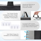 Hanging Laundry Hamper Bag, Extra Large Storage Space, - Image 5