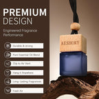 Aeshory Car Air Freshener Hanging 3 Pack – Wood Car Freshener - Image 4