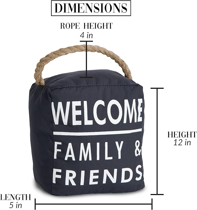 Pavilion Gift Company 72160 Welcome Door Stopper, 5 by 6-Inch - Image 5
