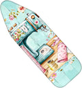 Nuxovilar Floral Sewing Machine Pattern Ironing Board Cover, 15×54 inch by Nuxovilar