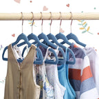 HOUSE DAY Velvet Kids Hangers 60 Pack, Premium Childrens Hangers - Image 6