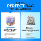 Reli. 40 to 45 Gallon Trash Bags Heavy Duty | 125 Trash Bags - Image 9