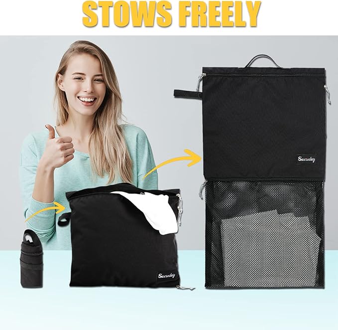 Dirty Laundry Bag for Traveling-Mesh Laundry Bags XL Travel Gym Healthcare - Image 5