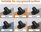 1.06 Inch / 27mm Heavy Duty Floor Door Stopper, Floor Mount Door Stop - Image 4
