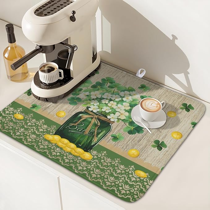 St Patricks Day Dish Drying Mat - Image 7