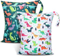 Shappy 2 Pcs Large Travel Laundry Bag Washable Waterproof Wet Dry Large Dirty by Shappy