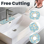 Beautiful Daisy Flower Floral Kitchen Sink Splash Guard Faucet Mat Super - Image 3