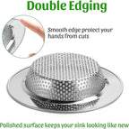 3PCS - Windran Kitchen Sink Drain Strainer and Sink Drain Stopper Set, Upgraded - Image 5