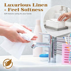 GINKGO 200 Pack Disposable Linen-Feel Guest Hand Towels, Thick & Absorbent - Image 4