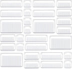Kootek 28 Pcs Drawer Organizer Set, 4-Size Bathroom Vanity Trays Makeup Desk by Kootek