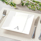 Luxenap 15.8 X 7.9 Inch Linen-Feel Guest Towels, 2000 Lettered Hand Towels - Image 4