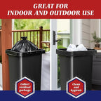 30-33 Gallon 100 Counts Large Trash Bags w/Ties Black Garbage Bags, Large Trash - Image 7
