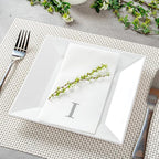 Luxenap 15.8 X 7.9 Inch Linen-Feel Guest Towels, 50 Lettered Hand Towels - Image 3