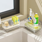 Sponge Holder for Kitchen Sink, Countertop Sink Caddy for Sponges, Brush & - Image 3