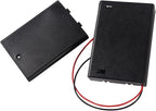 4 Pieces 3 Slots 1.5V AA Battery Case Holder Battery Spring Clip Storage Box - Image 7