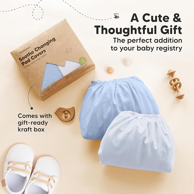 2-Pack Organic Changing Pad Covers - Image 9