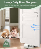 1.9 Inches Heavy Duty Door Stopper, 3 Pack Rubber Door Stop, Door Stoppers - Image 3