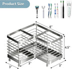 MYITYARD Toothbrush Holders for Bathrooms, Stainless Steel Electric Toothbrush - Image 2