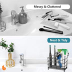 Urbanstrive 304 Stainless Steel Bathroom Toothbrush Holder Toothpaste Holder - Image 5