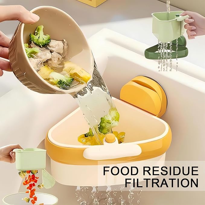 LLQ 2PACK Sink Strainer Basket, 2025 New Upgraded Suction Cup Press Sink - Image 2