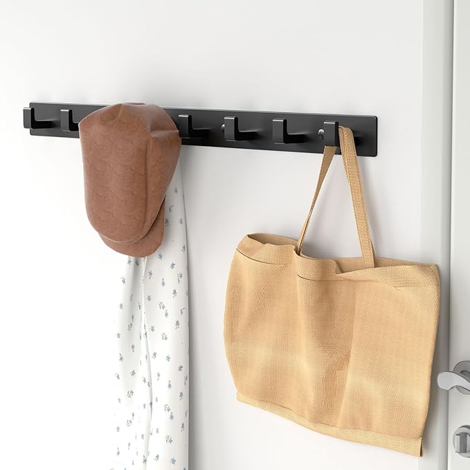 Black Coat Rack Wall Mount - Image 7