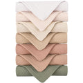 Konssy 7-Pack Soft Cotton Face Wash Cloths, Reusable Absorbent Washcloths by Konssy