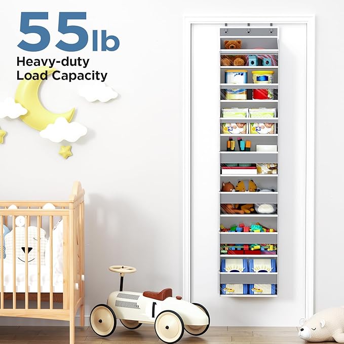 Over The Door Organizer, 7 Tier Door Hanging Organizers - Image 5