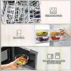 M MCIRCO 10-Pack 22 Oz Glass Meal Prep Containers - Image 4