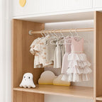 VTRIN Baby Hangers 100 Pack Large Capacity Hard Plastic Kids Hangers Suitable - Image 2