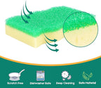 Scrub Sponge, 4 Pack Dual-Sided Temperature-Responsive Scrubber - Image 3