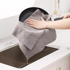 Homaxy 12 Pack Dish Towels for Kitchen, Super Soft and Absorbent Coral Velvet - Image 4