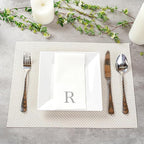 Luxenap 15.8 X 7.9 Inch Linen-Feel Guest Towels, 2000 Lettered Hand Towels - Image 4