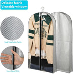 3 Pack 40" Garment Bags for Hanging Clothes Storage, Plastic Protector for Coat - Image 4