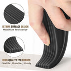 Crosize 5 Pack Door Stoppers for Bottom of Door, Premium Rubber Door Stops - Image 4