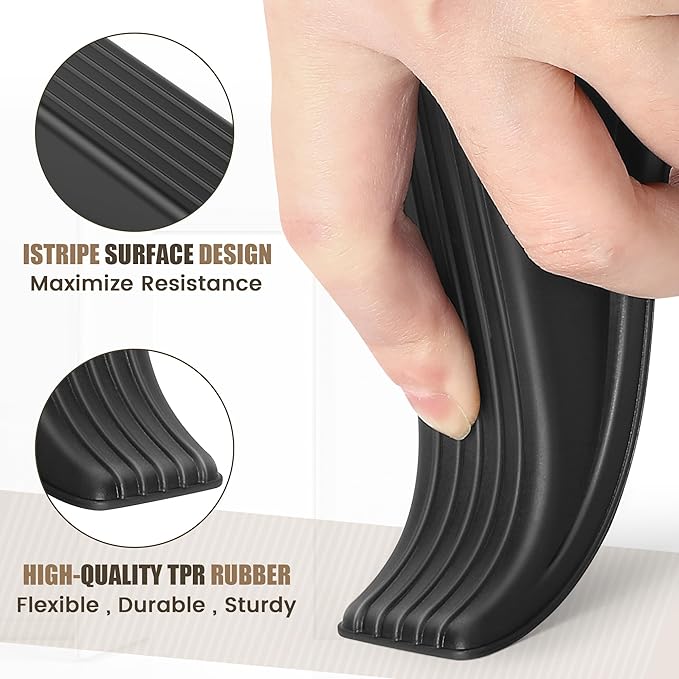 Crosize 5 Pack Door Stoppers for Bottom of Door, Premium Rubber Door Stops - Image 4