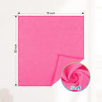 HOMEXCEL Pink Microfiber Cleaning Cloth, 24 Pack Absorbent Cleaning Rags - Image 2