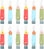 12 Pack 3 in 1 Cup Lid Cleaning Brush, 180° Rotatable Bottle Brush Gap Cleaner by Unknown