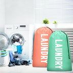 2 Pack XL Travel Laundry Bag, Machine Washable Dirty Clothes Organizer - Image 2
